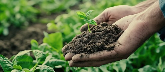 Protecting our Planet, One Seed at a Time: A Farmer's Hands Cradle New Life