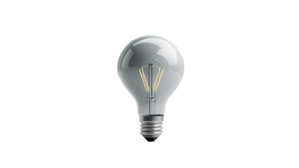 bulb on transparent background