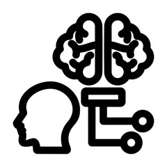 Machine Learning Outline Icon