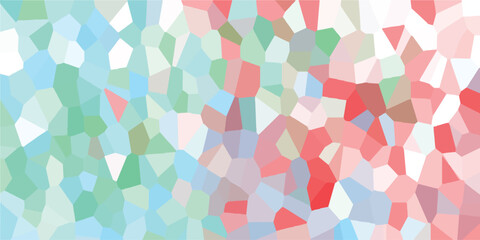 Abstract mosaic background featuring a gradient of pastel colors forming a visually engaging and modern geometric pattern suitable for various design applications