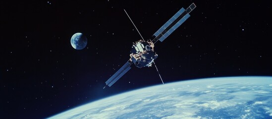 Satellite Orbiting Earth and Moon