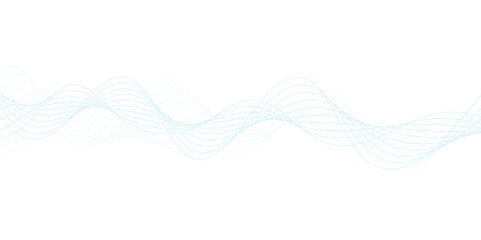 abstract blue wave curve lines designs on white background,beautiful abstract wave technology background with blue light digital effect corporate concept