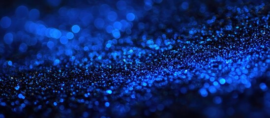 Blue Sparkle Abstract Background: A Dazzling Display of Shimmering Lights