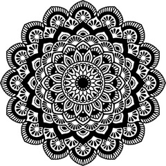 Mandala. Vintage decorative elements. vector illustration