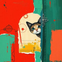 Tabby In Fantasy Cutout