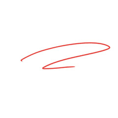 Red Abstract Brush Stroke, Isolated Marker Lines on Transparent Background, Bold Ink Strokes for Design and Art