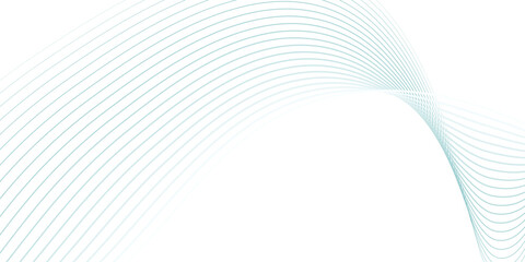 Abstract blue wave vector banner template