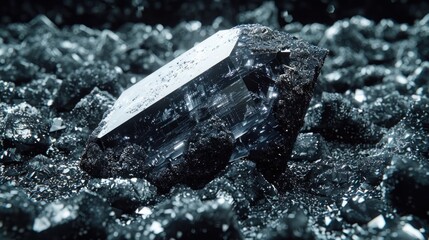 Huge Shimmering Diamond Shaped Like a Natural Rock Formation