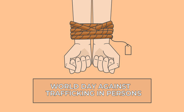 World day againts trafficking in persons flyer