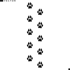 Fox paw print