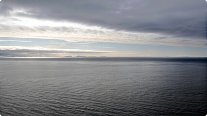 Deep Blue Ocean Horizon