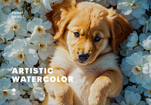 Artistic Watercolor Photo Effect