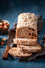 Homemade delicacies bread for healthy and perfect breakfast.