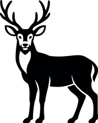 Fototapeta premium Deer vector silhouette design