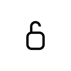 padlock icon black white vector