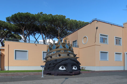 Venusia statue for the film Casanova by Federico Fellini at Cinecitt&agrave; film studios in Rome, Italy. May 11, 2025