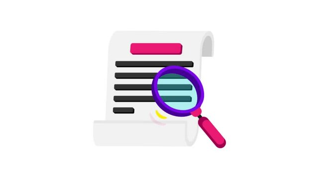 Ocr Tool Icon Animation MP4 file