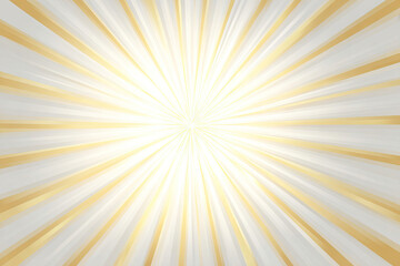Radiating golden rays of light