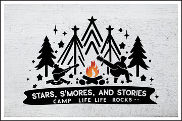 Campfire Tales & Starry Nights,
S'mores, Stars & Campfire Stories,
Nature Nights, Campfire Lights,
Starry Skies & Toasted Delights
