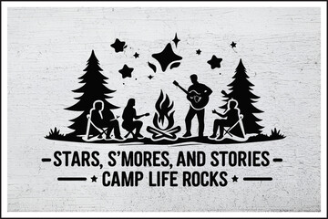 Campfire Tales & Starry Nights,
S'mores, Stars & Campfire Stories,
Nature Nights, Campfire Lights,
Starry Skies & Toasted Delights