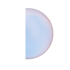 moon first quarter moon blue moon glowing gradient shading	