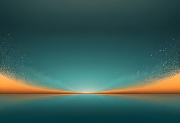 Symmetrical Dust Burst in Teal Horizon