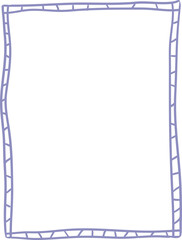 Hand-Drawn Decorative Border &ndash; Vector Frame