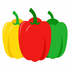 red and yellow peppers