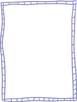 Hand-Drawn Decorative Border &ndash; Vector Frame