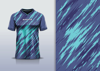 T-shirt mockup abstract texture grunge texture sport jersey design for football, soccer, racing, esports, running, gray green color © Nimpuna O