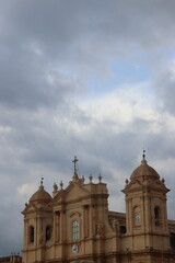 Obraz premium Noto Cathedral (Cattedrale di San Nicolò) in Noto, Sicily, Italy