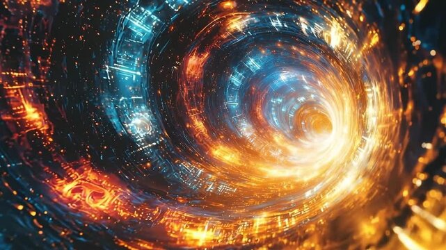 Time dilation in a quantum realm of colorful swirling clocks