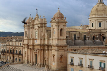 Noto Cathedral (Cattedrale di San Nicolò) in Noto, Sicily, Italy