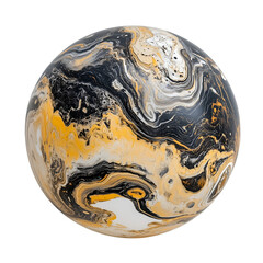 Set of colorful marble planets on transparent background. Artistic cosmic spheres with vibrant textures and surreal designs, perfect for digital art, futuristic projects, and abstract themes.