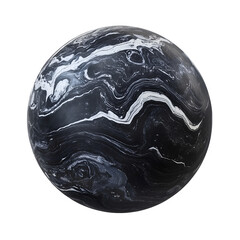 Set of colorful marble planets on transparent background. Artistic cosmic spheres with vibrant textures and surreal designs, perfect for digital art, futuristic projects, and abstract themes.