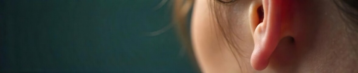 Attentive Ear Symbol of Empathy, Support, and Active Listening in Peaceful Setting ? Ideal for Therapy, Counseling, and Understanding