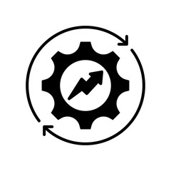 Optimization glyph icon