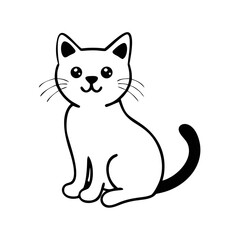 black cat with a bow