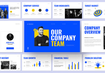 Modern Creative Company Team Presentation Layout