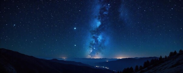 Breathtaking Night Sky Countless Stars Across Inky Blackness, Perfect for Astronomy, Space, and Fantasy Projects