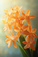 realistic painting of Epidendrum orchid