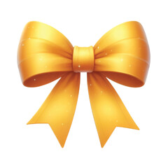 yellow bow vector