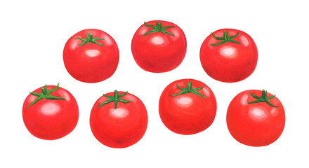 ミニトマトのイラスト