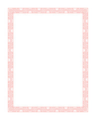 Geometric Border Frames Clean & Minimal