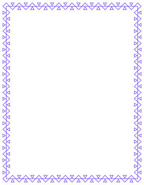 Geometric Border Frames Clean & Minimal