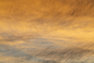 Summer sky sunset