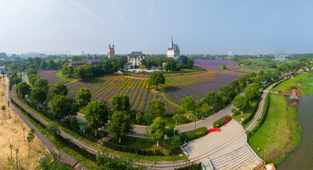 Wuhan Hua Bo Hui Scenic Spot Spring Scenery