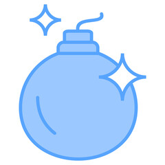 Bauble Blue Icon