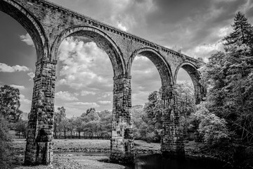 old stone bridge Lambley viaduct 