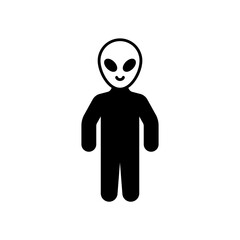 Little Extraterrestrial Alien Fill Icon